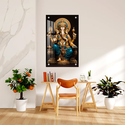 golden ganesha