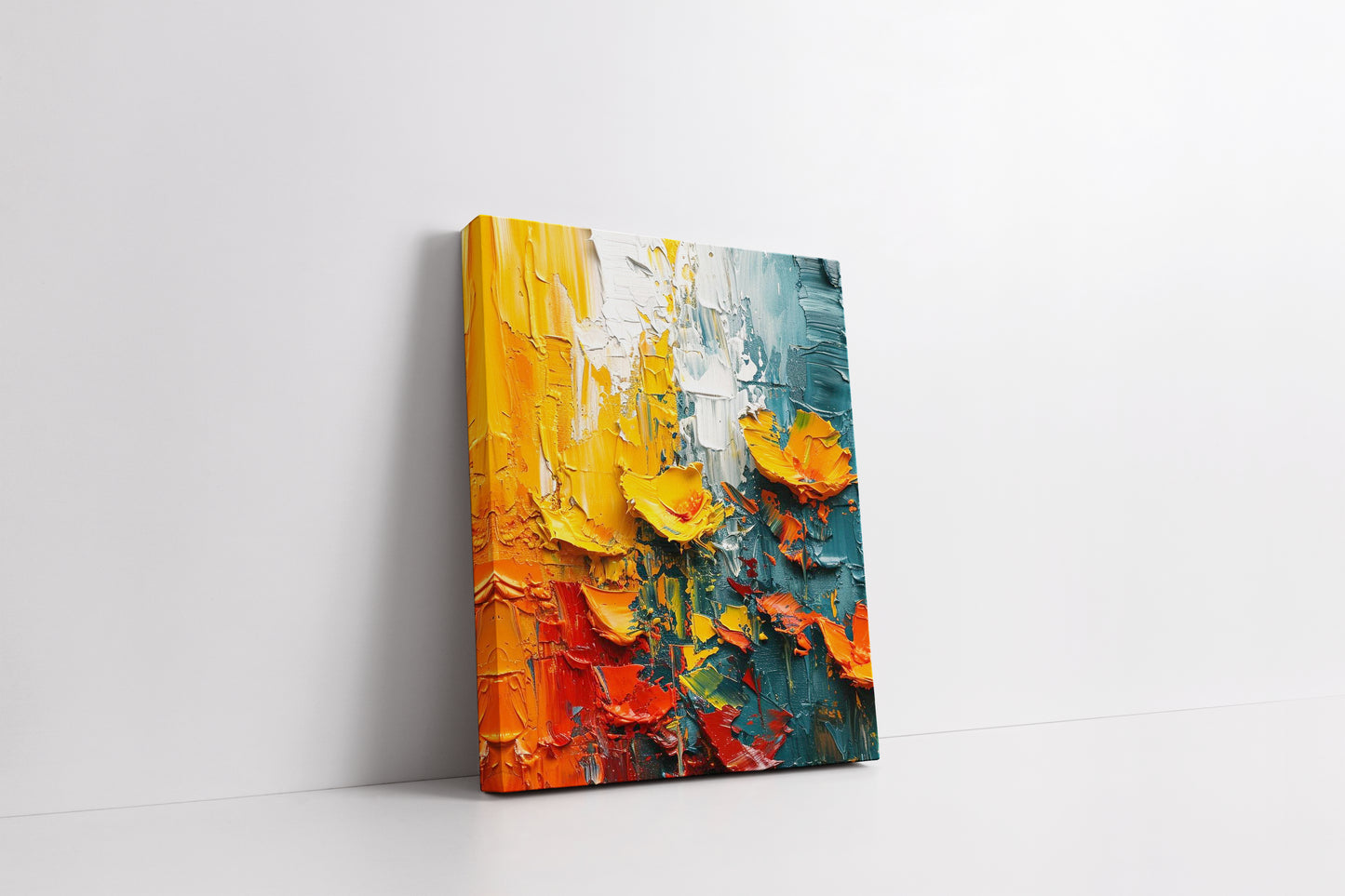 A  flowers canvas painting